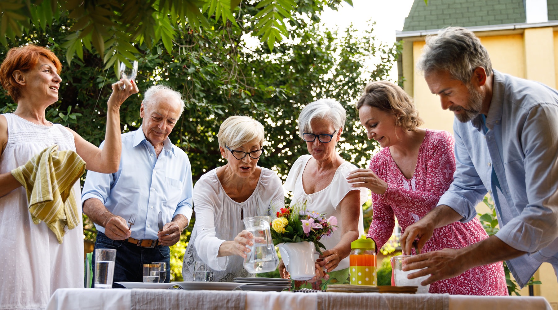 friends spending time together